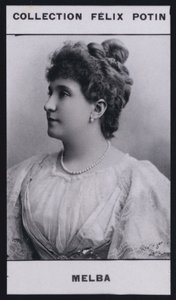 マダム・ネリー・メルバ（1860年）（モノクロ写真 作： European Photographer