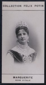 イタリア王太后マルグリット（1851年）（モノクロ写真 作： European Photographer
