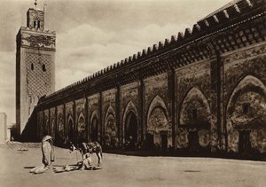 マラケシュ、カスバ・モスク（モノクロ写真） 作： European Photographer