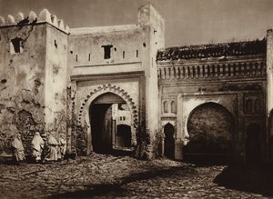 テトゥアン、旧市街の門（モノクロ写真 作： European Photographer