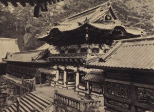 東照宮、日光、陽明門（モノクロ写真 作： European Photographer