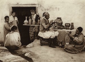 チュニス、陶芸家の小屋（モノクロ写真） 作： European Photographer