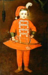 若い剣士」（油彩・キャンバス） 作： European School