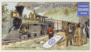 アメリカの機関車、1860 作： European School