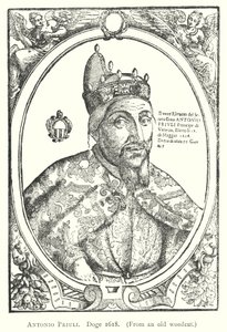 アントニオ・プリウリ、ドージェ 1618年（彫刻 作： European School
