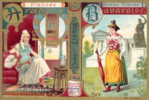 アラブの婚約者とバイエルンの若い女性（クロモリト 作： European School