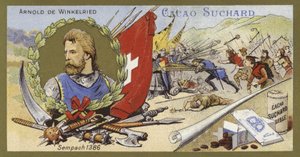 アーノルドフォンヴィンケリートとスイス、ゼンパハの戦い、1386 作： European School