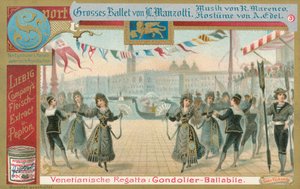 バレエ、リービッヒ・カード、20世紀初頭（クロモ） 作： European School