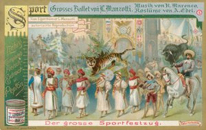 バレエ、リービッヒ・カード、20世紀初頭（クロモ） 作： European School