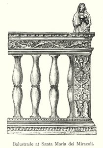 サンタ・マリア・デイ・ミラーコリの欄干（彫刻作品 作： European School