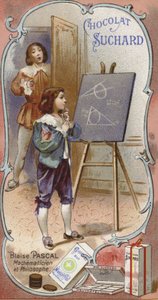 子供の頃、フランスの物理学者であり数学者であるブレーズ・パスカル 作： European School