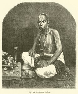 インドのバラモン（彫刻 作： European School