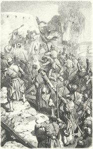 セヴァストポリ包囲戦におけるマラコフ堡塁の攻略（1855年9月8日）（彫刻作品 作： European School