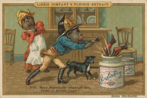 漫画のアフリカはレイビック肉エキス瓶に落ちる 作： European School