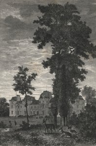 Chateau De MM Pereire A Armainvilliers (エングレービング) 作： European School