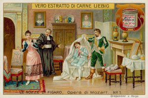 ケルビノ、伯爵、スザンナ、バジリオ 作： European School