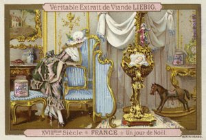 クリスマスの日、フランス、18世紀 作： European School