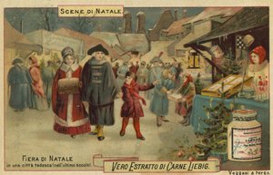 ドイツの都市でのクリスマスフェア 作： European School