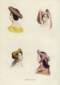 Coiffures De Femmes（カラーの彫刻 作： European School