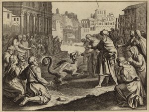 ベルとドラゴンの偶像を破壊するダニエル (彫刻)