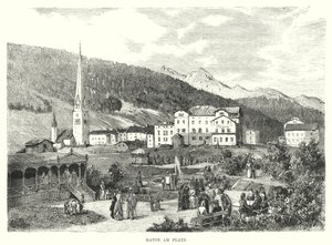 広場のダボス(彫刻) 作： European School