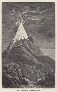 1741年のコトパクシの噴火（版画