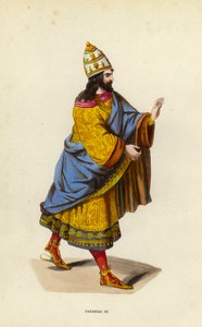フレデリック3世（彩色済み彫刻 作： European School