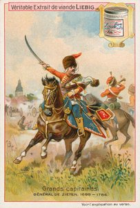 ジーテン将軍、リービッヒ・カード、20世紀初頭（クロモ）