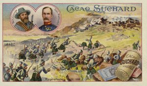 1899年12月11日、クーニエ将軍とメシューエン将軍、ボーア戦争のマガースフォンテインの戦い 作： European School