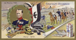 ヘルムスフォンモルトケ長老とメスの包囲、フランス、1870 作： European School
