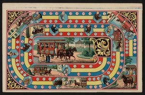 路面電車ゲーム」（カラーリトグラフ版 作： European School