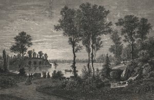 Le Lac De Gravelle, In Le Bois De Vincennes (エングレーヴィング) 作： European School