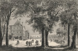 マリー・ド・メディシスの時代のルクセンブルク（エングレービング 作： European School