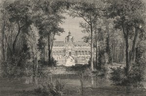 アンリ4世時代のチュイルリー宮殿（版画 作： European School