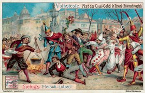 イタリア・トレントのマルディグラの祭典（クロモリショット 作： European School