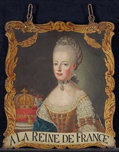 マリーアントワネットのサイン、1774年以降 作： European School