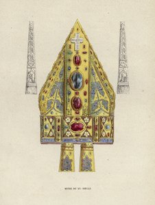 Mitre Du XVe Siecle (カラーエングレービング) 作： European School