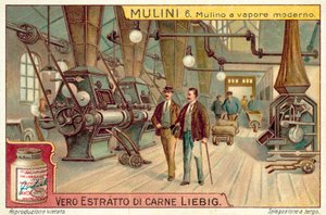 近代的な蒸気式粉砕機（クロモリソウ 作： European School