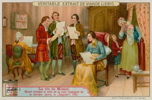 モーツァルトは死ぬ前に鎮魂歌を聞く 作： European School