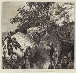 パレスチナ、Ain-Endourの洞窟、古代のエンドール 作： European School