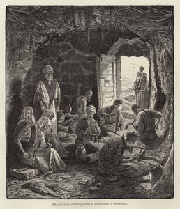 パレスチナ、ベツレヘムの真珠層労働者 作： European School