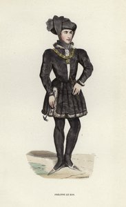 フィリップ・ル・ボン（彩色済み彫刻 作： European School