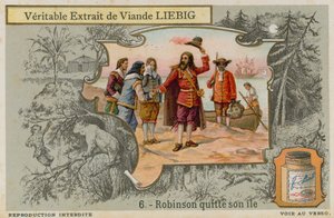 ロビンソン・クルーソーが島を去る 作： European School