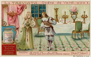 ロドルフ、ヴィオレッタへの愛を宣言 作： European School