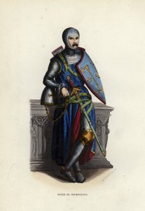 ロジャー・デ・トルンプトン（彩色済み彫刻 作： European School