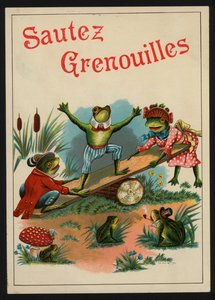 Jump Frogs（カラーリトグラフ 作： European School