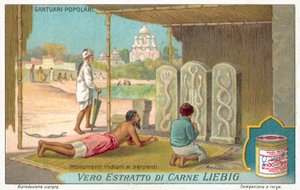 インドの蛇のモニュメント（クロモリト 作： European School