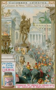彫刻家ゼノドアによるネロの巨像、66 AD 作： European School