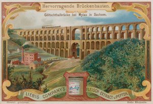 ゲルチ高架橋鉄道橋、マイラウ、ドイツ 作： European School