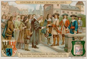 大選挙は1685年にポツダムの勅令を発行し、追放されたフランスのプロテスタントをベルリンに許可 作： European School